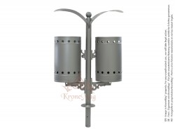 Kültéri, Parki Hulladékgyűjtő URBAN 2.C